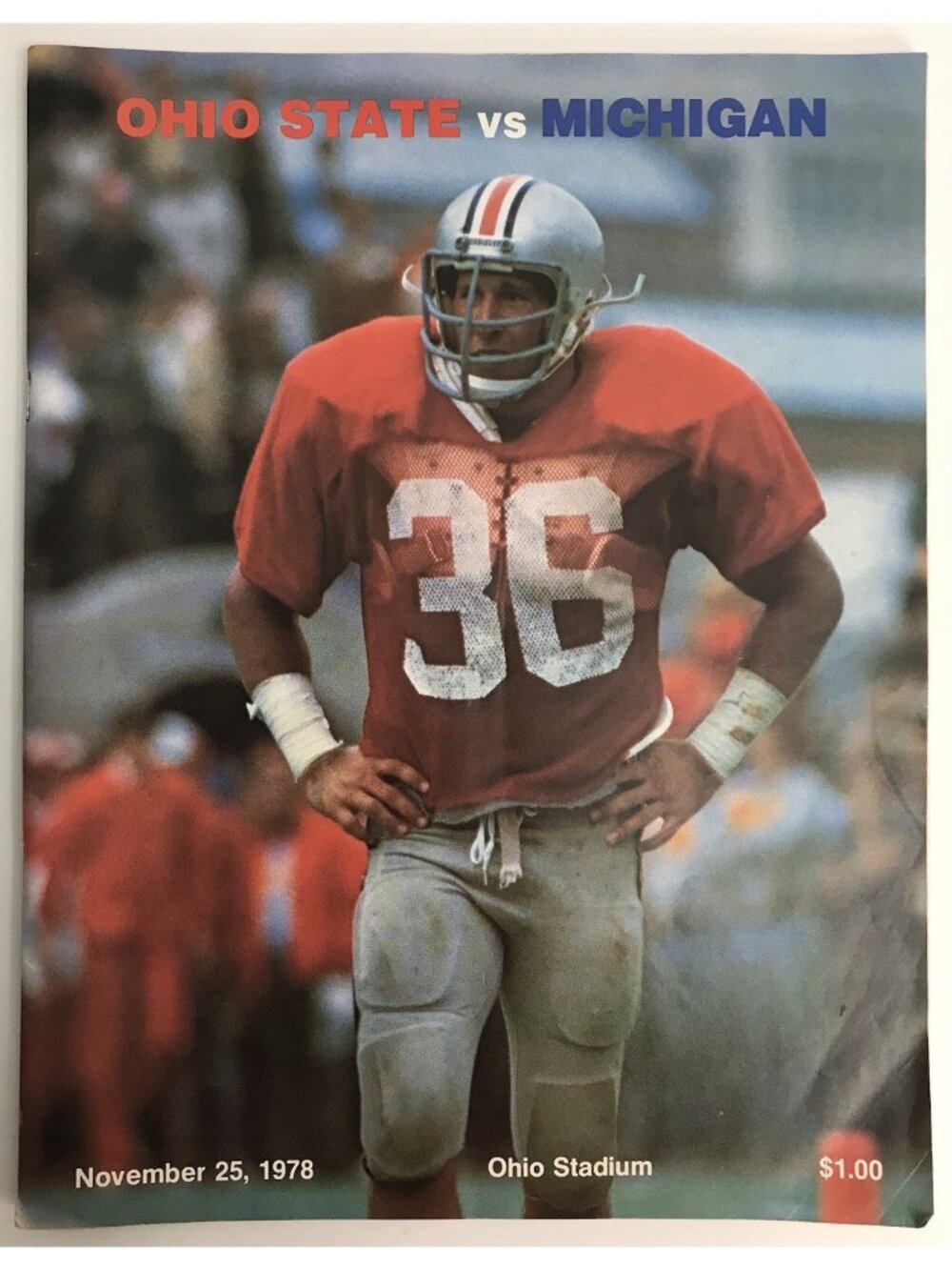 1978 Ohio State Michigan Football Program Woody Hayes Last Michigan Game